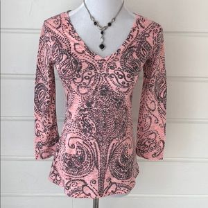 INC Pink Embellished Top